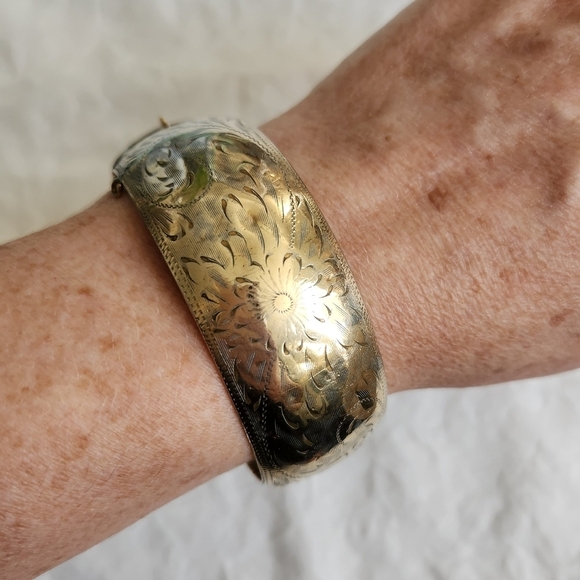 BIRKS Gold Filled Cuff Bracelet - Picture 5 of 16
